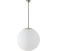 OSMONT ADR60680 ADRIA P4 luminaire suspendu en verre acier inoxydable brossé / blanc IP40 4000 K 41W LED