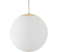 OSMONT ADR62124 ADRIA P5 HP luminaire suspendu en verre laiton poli / blanc IP40 3000 K 65W LED