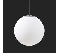 OSMONT ADR72543 ADRIA P4 HP luminaire suspendu en verre noir/blanc IP40 4000 K 58W LED combinaison de secours 3 h