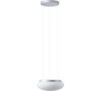 OSMONT ARA67422 ARAKIS LE2 luminaire suspendu en verre argent/blanc IP40 3000 K 18W LED