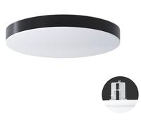 OSMONT DEL69381 DELIA CV3 plafonnier/applique plastique semi-encastré blanc / blanc - noir IP44 3000 K 49W LED DALI