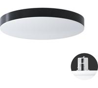OSMONT DEL69877 DELIA CV3 plafonnier/applique plastique semi-encastré blanc / blanc - noir IP44 4000 K 32W LED
