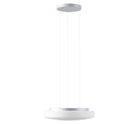 OSMONT EDN67450 EDNA LE5 luminaire suspendu en verre argent/blanc IP40 3000 K 27W LED DALI