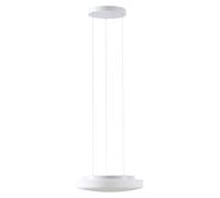OSMONT EDN73065 EDNA LE5 Suspension en verre, blanche, indice de protection IP40, 3000 K, LED 24 W