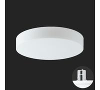 OSMONT ELS68141 ELSA V4 plafonnier/mural verre semi-permanent blanc IP44 3000 K 27W LED combinaison de secours 3 h