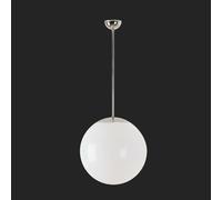 OSMONT ISI63959 ISIS P3 PM luminaire suspendu en plastique acier inoxydable poli / blanc IP40 4000 K 27W LED combinaison de secours 1 h