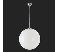 OSMONT ISI66641 ISIS P4 luminaire suspendu en plastique acier inoxydable poli / blanc IP40 4000 K 41W LED combinaison de secours 3 h