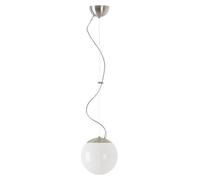 OSMONT ISI72386 ISIS L1 PM Suspension en plastique, acier inoxydable brossé / blanc, indice de protection IP40, 3000 K, LED 8 W