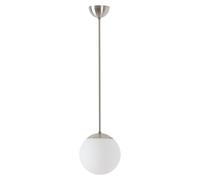 OSMONT ISI72944 ISIS P1 PM-M Suspension en plastique, acier inoxydable brossé / blanc, indice de protection IP40, 4000 K, LED 8 W
