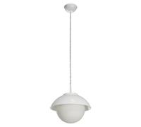 OSMONT LUK60024 LUKIDA ST2 Suspension en verre, blanche, indice de protection IP40, 3000 K, LED 20 W