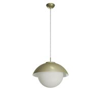 OSMONT LUK60042 LUKIDA ST3 Suspension en verre, doré/blanc, indice de protection IP40, 3000 K, LED 27 W