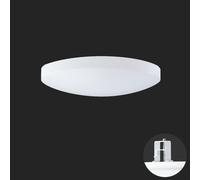 OSMONT SAG68184 SAGITA V1 plafonnier/mural plastique luminaire semi-permanent blanc IP44 3000 K 19W LED HF secours combiné 3 h