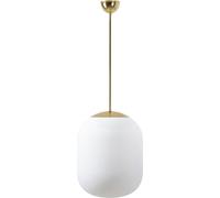 OSMONT TAN66910 TANIA P1 luminaire suspendu en verre laiton poli / blanc IP40 4000 K 27W LED