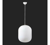 OSMONT TAN66951 TANIA P2 luminaire suspendu en verre blanc IP40 4000 K 41W LED combinaison de secours 3 h