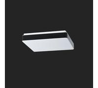 OSMONT TIL69291 TILIA C2A Plafonnier/applique murale en plastique, blanc/blanc-noir, indice de protection IP54, 3000 K, éclairage de secours LED 17 W, combiné, 3 heures