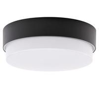 OSMONT TRI57272 TRITON 1 Luminaire industriel pour plafond/mur, plastique, noir/blanc, IP65, 3000 K, LED 14 W, DALI
