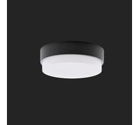 OSMONT TRI57277 TRITON 1 plafonnier/mur industriel en plastique noir/blanc IP65 3000 K 19W LED combinaison de secours 3 h