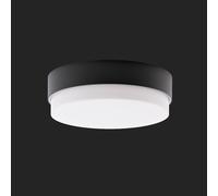 OSMONT TRI57291 TRITON 2 plafonnier/mural industriel en plastique noir/blanc IP65 3000 K 27W LED HF secours combiné 3 h