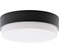 OSMONT TRI57787 TRITON 2 plafonnier/mural industriel en plastique noir/blanc IP65 4000 K 27W LED HF