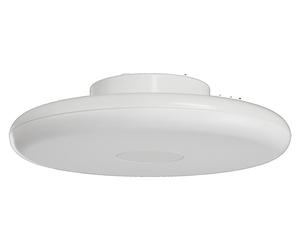 OSMONT ZET60000 ZETA 1 FP : plafonnier/applique murale en plastique, blanc, indice de protection IP40, 3000 K, LED 31 W
