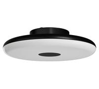 OSMONT ZET60002 ZETA 1 FP : plafonnier/applique murale en plastique, noir, indice de protection IP40, 3000 K, LED 31 W