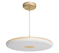 OSMONT ZET60066 ZETA ST2 FP Suspension en plastique, doré/blanc, indice de protection IP40, 3000 K, LED 38 W