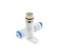 Osmose inverse 1/4 "tuyau RO débit d'eau ajuster la vanne régulateur de débit d'eau vanne de contrôle connecteur raccord contrôleur de vitesse de l'eau