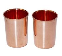 OSNICA Gobelet en cuivre martelé de qualité supérieure - Gobelet 100 % cuivre pur pour l'eau - Mieux que les verres, plus sûr que le plastique (design uni)
