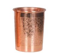 OSNICA Premium Quality Hammered Copper Tumbler - 100% Pure Copper Tumbler for Water - Better Then Glasses, Safer Than Plastic (Design 8)