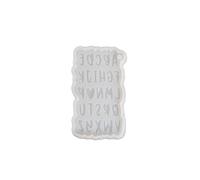 OSNIYAW Ensemble de moules en Silicone Polyvalents en Forme de Lettre, pour la Fabrication de Bijoux et d ' Articles Souvenirs en résine Uniques, Moule en Silicone pour Boucles d ' Oreilles