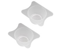 OSNIYAW Lot de 2 tasses filtrantes pour aérographes avec filtre en métal pour divers modèles de tâches d'équipement amateur