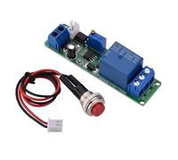 OSNIYAW Module de commutation de retard programmable, 12 V, réglable, 1 à 10 s, minuterie, relais, minuterie, retardateur, éteindre, timing, temps de relais, arrêt, minuterie
