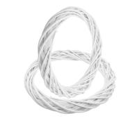 OSOLADY 2 Pièces Couronne de Fête Couronne de Noël Ronde en Bois Blanc, Tressée la Main, à Suspendre, Décoration de Porte pour Mariage et Noël, 11,6 Pouces