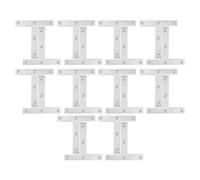 OSOLADY 20 Pièces Support Plat en Acier Inoxydable 80 Mm Équerre D'angle en T Connecteur de Plaque de Jonction pour Réparation et Fixation de Panneaux, Usage Industriel et Domestique