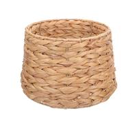 OSOLADY Abat-jour de Style Campagnard Tissé la Main en Gourd Grass et Fer, Kaki, Trou 42mm, pour Applique Murale, Diffusion Douce Lumière L’éblouissement