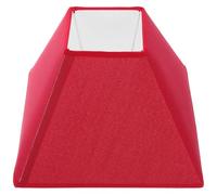 OSOLADY Abat-jour Rouge en Tissu Carré Simple, Protection Anti-décoloration pour Lampe Murale et de Bureau, Diffuseur Lumineux Décoratif pour Pièce et Chambre