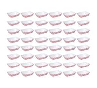 OSOLADY Bateaux Alimentaires Jetables en Papier, Design Créatif et Polyvalent Lot de 50 pour Fêtes D'anniversaire et Camping en Famille