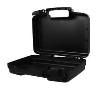 OSOLADY Boîte à Outils Multifonctionnelle en Plastique PP Noire Légère | Coins Renforcés, Usage Professionnel et Extérieur, Mallette de Rangement à Poignée, Format Vide