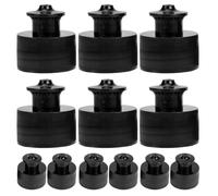 OSOLADY Bouchons de Rechange pour Bouteilles 12 Pcs, Bouchons à Pousser-Tirer 28 MM, Embouts Étanches pour Bouteilles de Sport et Distributeurs, Adaptés aux Personnes Âgées et aux Enfants