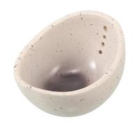 OSOLADY Éplucheur Manuel d'Herbes Aromatiques en Résine Blanche, Bol Compact pour Cuisine Maison, Outil Multifonctionnel pour Épluchage Rapide