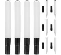 OSOLADY Lot de 10 marqueurs de peinture rechargeables vides : mini marqueurs effaçables à sec pour tableau blanc - Stylos de peinture rechargeables de 2,8 mm - À remplir avec vos propres à