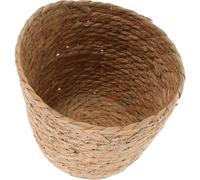 OSOLADY Panier de Rangement Tressé en Paille, Boîte Colonne Décorative