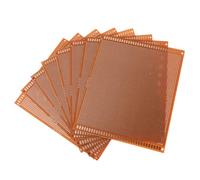 OSOLADY Plaques de Circuit Imprimé en Bakélite 15x18 Cm, Lot de 8 Pièces pour Soudure, Plaque D'essai Unilatérale, Tableau de Projet Électronique DIY, Compatible Composants Électroniques