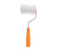 OSOLADY Rouleau à Pointes Autonivelant Rouleau en Plastique Solide, Élimine les Bulles D'air pour Peinture Époxy Sol pour Construction de Sols