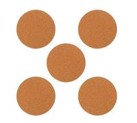OSOLADY Soucoupe pour Plante Ronde Réutilisable 5 Pièces, en Liège et PP | Protège les Surfaces des Taches D’eau, pour Jardinières et Supports, Usage Jardin, Bureau et Terrasse