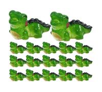 OSOLADY Statuette Miniature de Crocodile en Résine Verte 30 Pièces