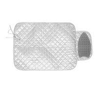 OSOLADY Tapis de repassage de voyage - Tapis de repassage pliable et résistant à la chaleur pour table, idéal pour la couture - de protection 84 x 51 cm avec repose-pieds en silicone