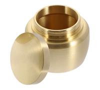 OSOLADY Urne Funéraire en Cuivre Matériau Robuste et Design Simple, Contenant de Poudre de Parfum Scellé pour Maisons et Cimetières, Sûr et Fiable