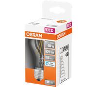 Osram LED Star ampoule LED à filament clair, culot B22d, blanc lumière du jour (6500K), forme ampoule, jeu de remplacement pour ampoules classiques 40W, 1-pack