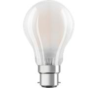 Osram LED Star ampoule LED à filament dépoli, culot B22d, blanc froid (4000K), forme ampoule, kit de remplacement pour ampoules classiques 60W, 1-pack